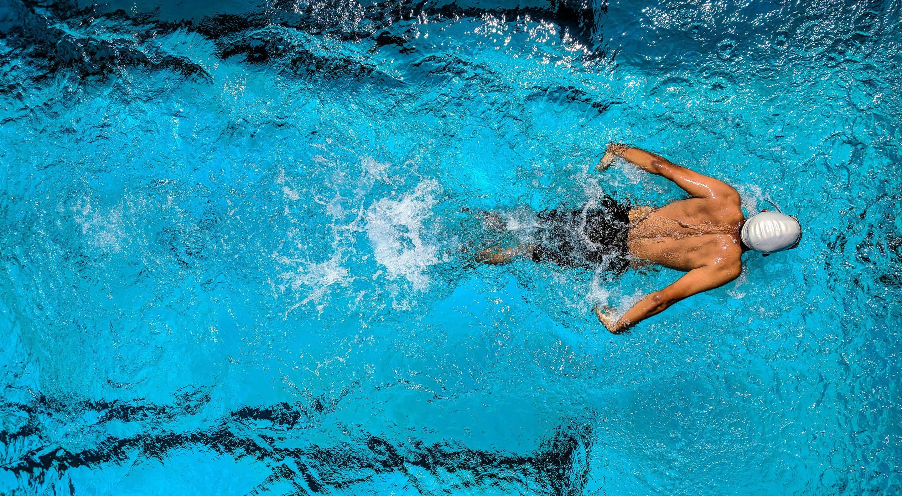Schwimmer im Training